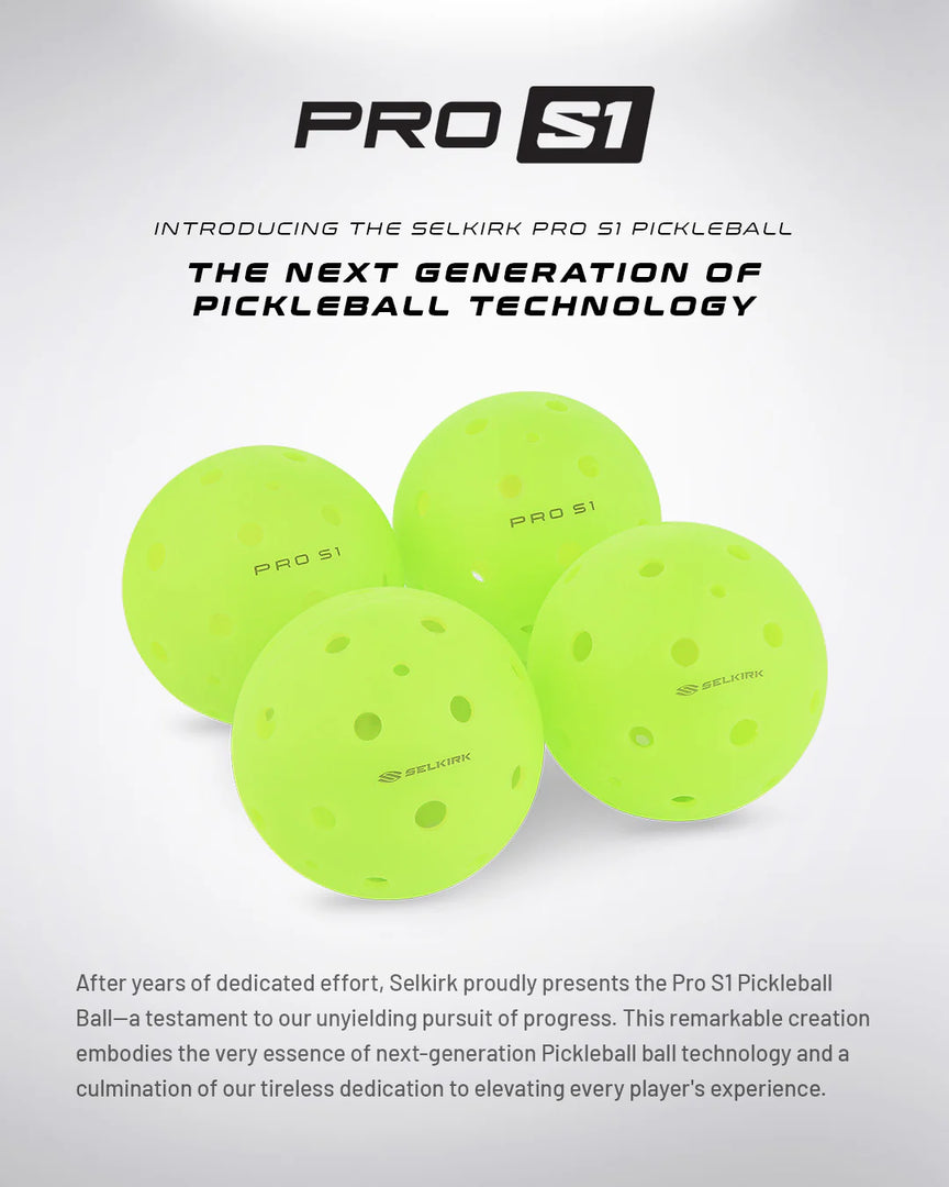 SET 4 PELOTAS DE PICKLEBALL PRO S1