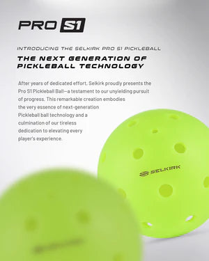 SET 4 PELOTAS DE PICKLEBALL PRO S1