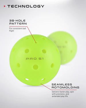 SET 4 PELOTAS DE PICKLEBALL PRO S1