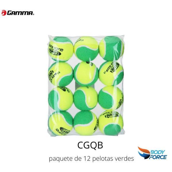 DOCENA DE PELOTAS DE TENIS VERDE